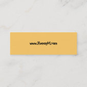 Lil Emo Girl-profielkaart Mini Visitekaartje (Achterkant)