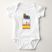 Lil Engineer Pocket Protector Romper (Voorkant)