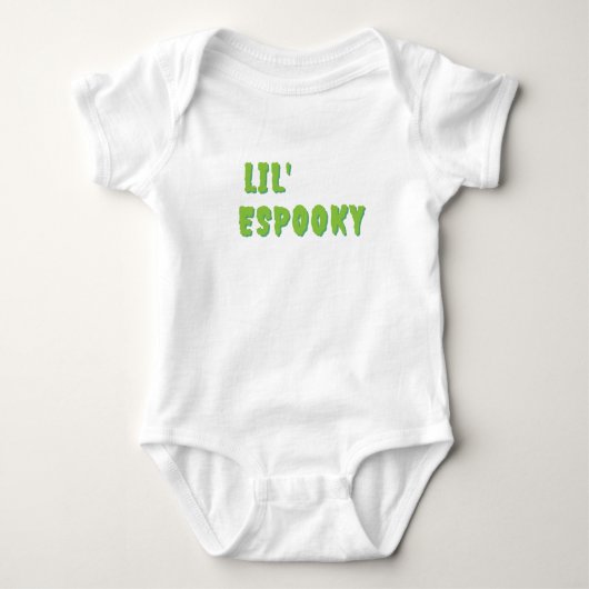 Lil' Espooky Schattige Halloween Romper (Voorkant)