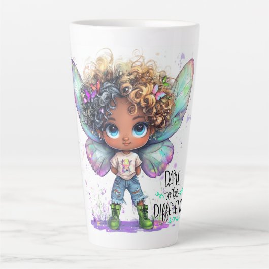 Lil' Fairy durft een andere Latte Mok te zijn (Voorkant)