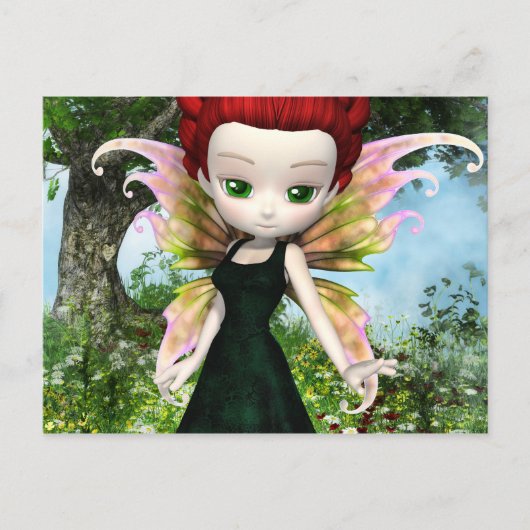 Lil Fairy Princess Briefkaart (Voorkant)