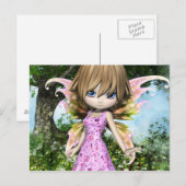 Lil Fairy Princess Briefkaart (Voorkant / Achterkant)