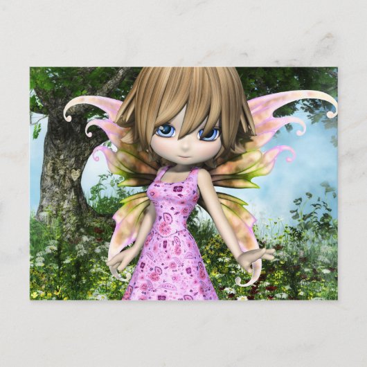 Lil Fairy Princess Briefkaart (Voorkant)
