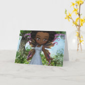 Lil Fairy Princess Card Kaart (Gele Bloem)