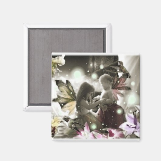 Lil Fairy Sisters Magneet (Voorkant / Achterkant)