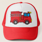 Lil Fire Truck Trucker Pet (Voorkant)