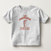Lil Firecracker |  Cartoon 4 juli Kinder Kinder Shirts (Voorkant)
