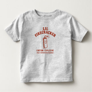 Lil Firecracker |  Cartoon 4 juli Kinder Kinder Shirts