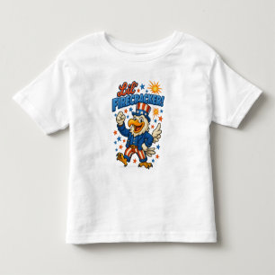 Lil’ Firecracker Freedom Classical Eagle Kinder Shirts