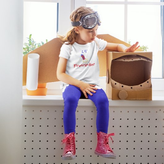 Lil' Firecracker op 4 juli Kinder Shirts