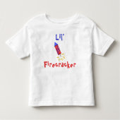 Lil' Firecracker op 4 juli Kinder Shirts (Voorkant)
