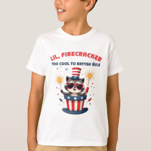 Lil' Firecracker Wasbeer 4 juli T-shirt