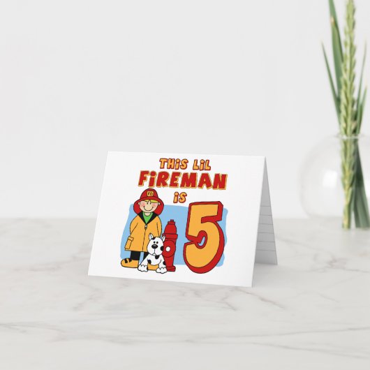 Lil Fireman 5th Birthday (Voorkant)