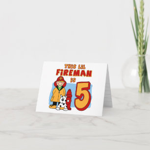 Lil Fireman 5th Birthday