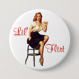 Lil' Flirt Pin-Up Ronde Button 7,6 Cm