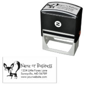 Lil Fox Aangepast adres Zelf Inking Stamp Zelfinktende Stempel (In situ)