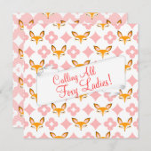 Lil Foxie - Aangepast voor "Alle oxy-dames bellen" Kaart (Voorkant / Achterkant)