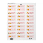 Lil Foxie Cub - Aangepaste retour adreslabels Etiket (Full Sheet)