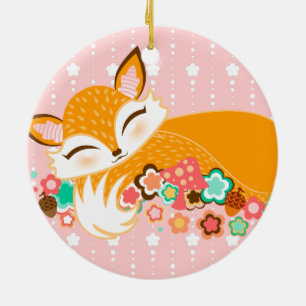 Lil Foxie Cub - Cute Custom Keepomwille Ornament