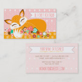 Lil Foxie Cub - Cute Custom Visitekaartjes (Voorkant / Achterkant)