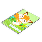 Lil Foxie Cub - Cute Fox Custom Notebook Notitieboek (Linkerzijde)