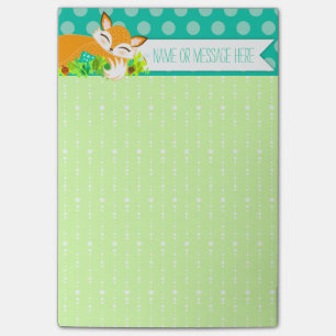 Lil Foxie Cub - Cute Fox Custom Post-it® notes