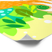 Lil Foxie Cubs - Gender Reopenbaart Baby shower Ba Poster (Hoek)