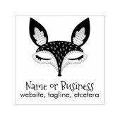 Lil Foxie gepersonaliseerde tekst Zelfinkt stempel (Design)