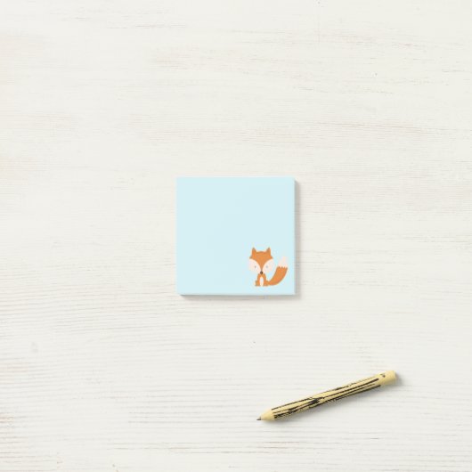Lil' Foxy 3 x 3 inch Post-it® notes (Op bureau)