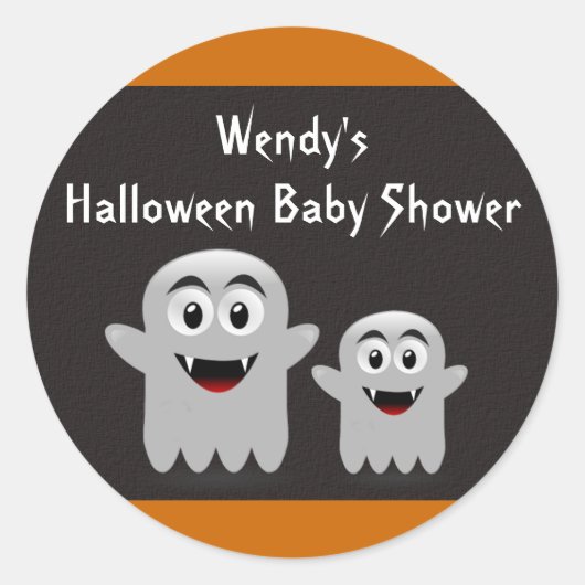 Lil Ghost Baby shower Stickers (Voorkant)