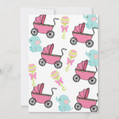 Lil Girl Birthday Invitation Kaart (Achterkant)