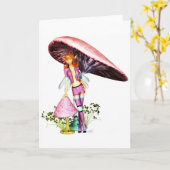 Lil' Glamour Notecard Kaart (Gele Bloem)