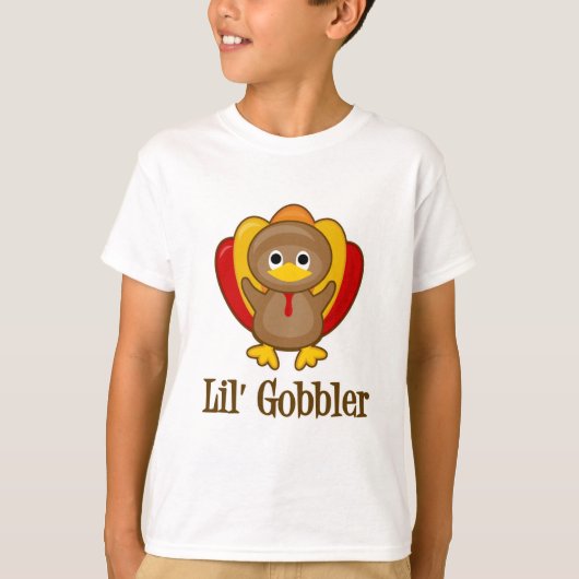 Lil' Gobbler Turkey T-shirt (Voorkant)