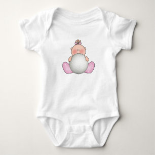 Lil Golf Baby Girl Romper