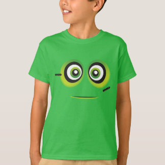 Lil green monster emoji t-shirt