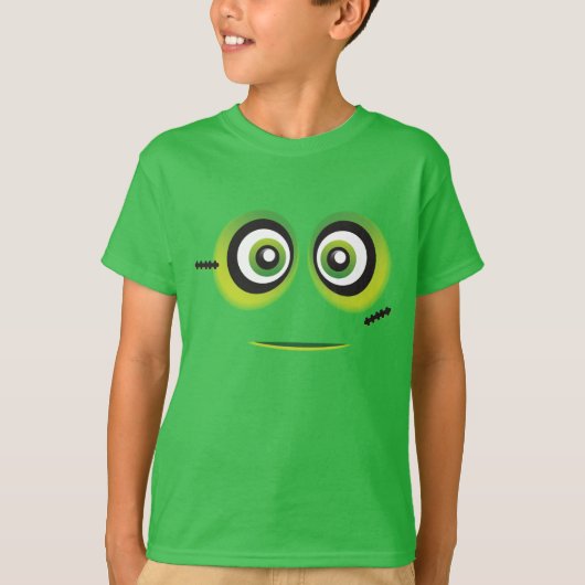 Lil green monster emoji t-shirt (Voorkant)