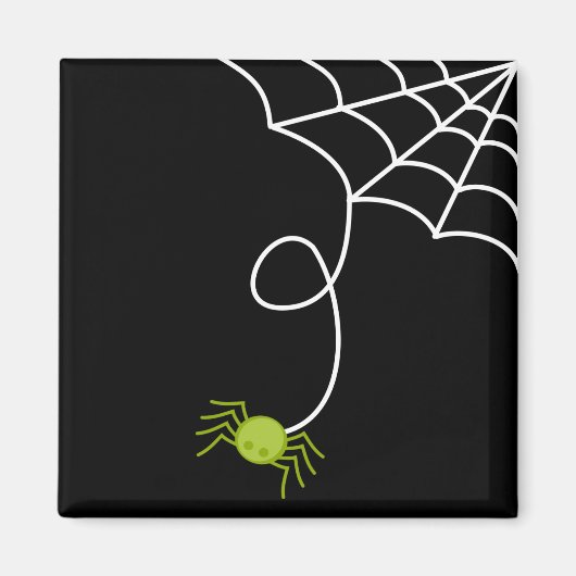 Lil' Green Spider Magneet (Voorkant)