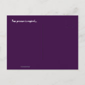 Lil' Grim Halloween Party Nodig Briefkaart uit (Achterkant)