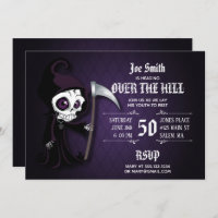 Lil' Grim Over the Hill Party Invitation