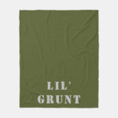 Lil' Grunt Fleece Deken (Voorkant)