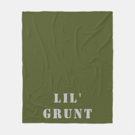 Lil' Grunt Fleece Deken