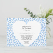 Lil Heartthrob BOY waterverf baby shower Kaart (Staand voorkant)