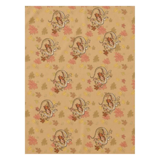 Lil herfst gebladerte draak tafelkleed (Voorkant)