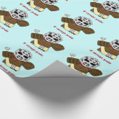 Lil' Hockey Goalie Gift Wrapping Paper Cadeaupapier (Hoek)