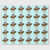 Lil' Hockey Goalie Gift Wrapping Paper Cadeaupapier (Vlak)