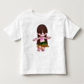 Lil Hula Meisje T-shirt 02 (Voorkant)