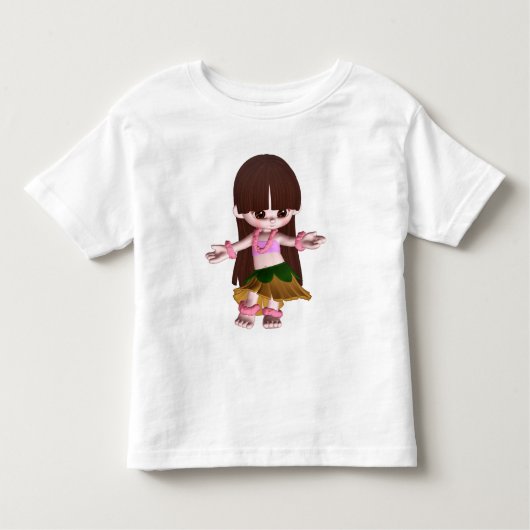 Lil Hula Meisje T-shirt 02 (Voorkant)