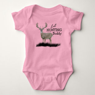 Lil Hunting Buddy Buck Baby Bodysuit