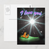 Lil Illow Oranje - Ik hou van je, mijn sterrenBrie Briefkaart (Voorkant / Achterkant)