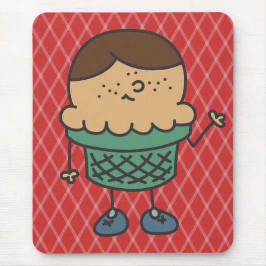 Lil' Itty Charles Cone Mousepad Muismat (Voorkant)